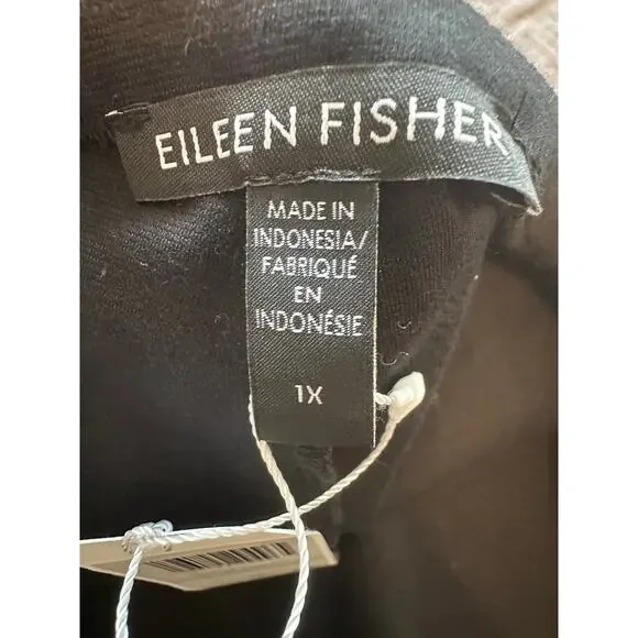 Eileen Fisher Cotton Ponte Lantern Jumpsuit Size 1X NWT